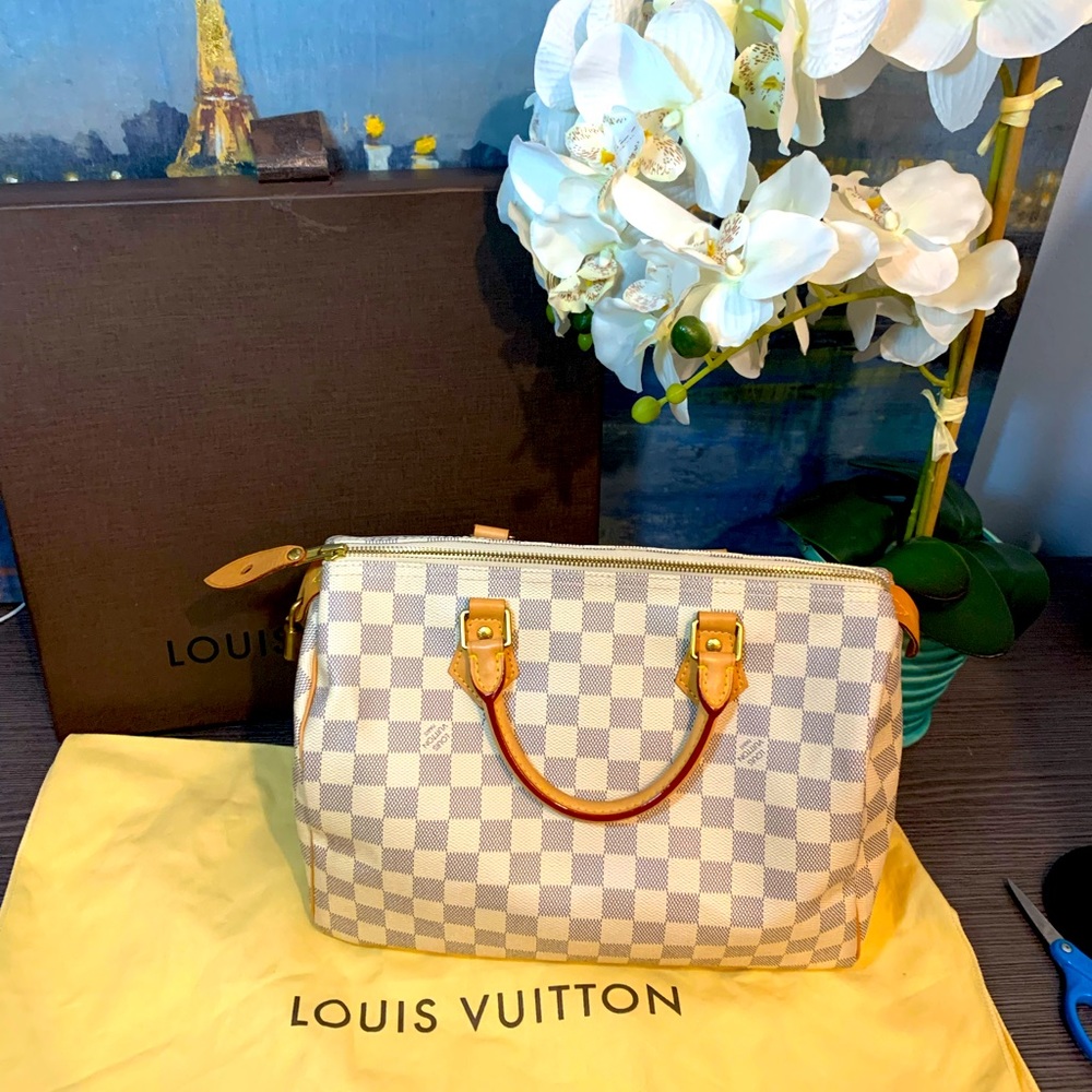 Louis Vuitton Speedy Damier Azur 30 - Picture 13 of 17
